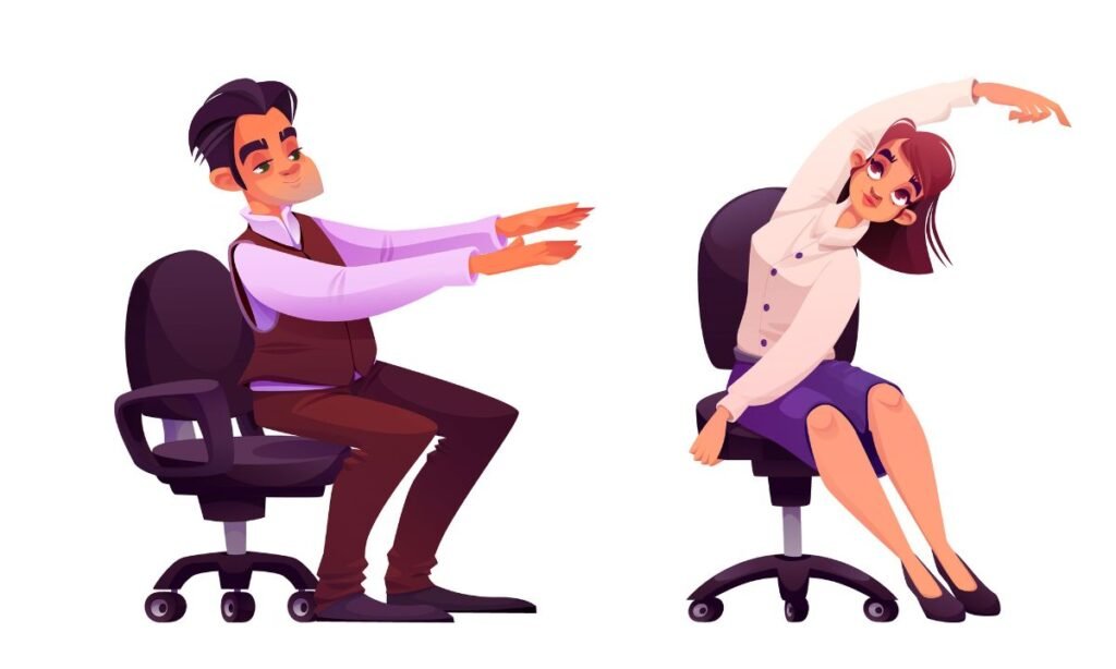 Partner Chair Yoga Poses