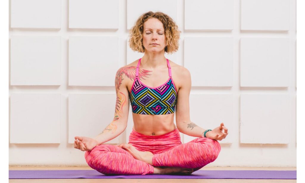 Half Lotus Pose Yoga (Ardha Padmasana)