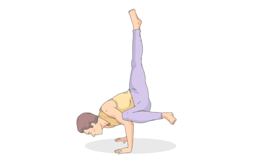 Fallen Angel Yoga Pose