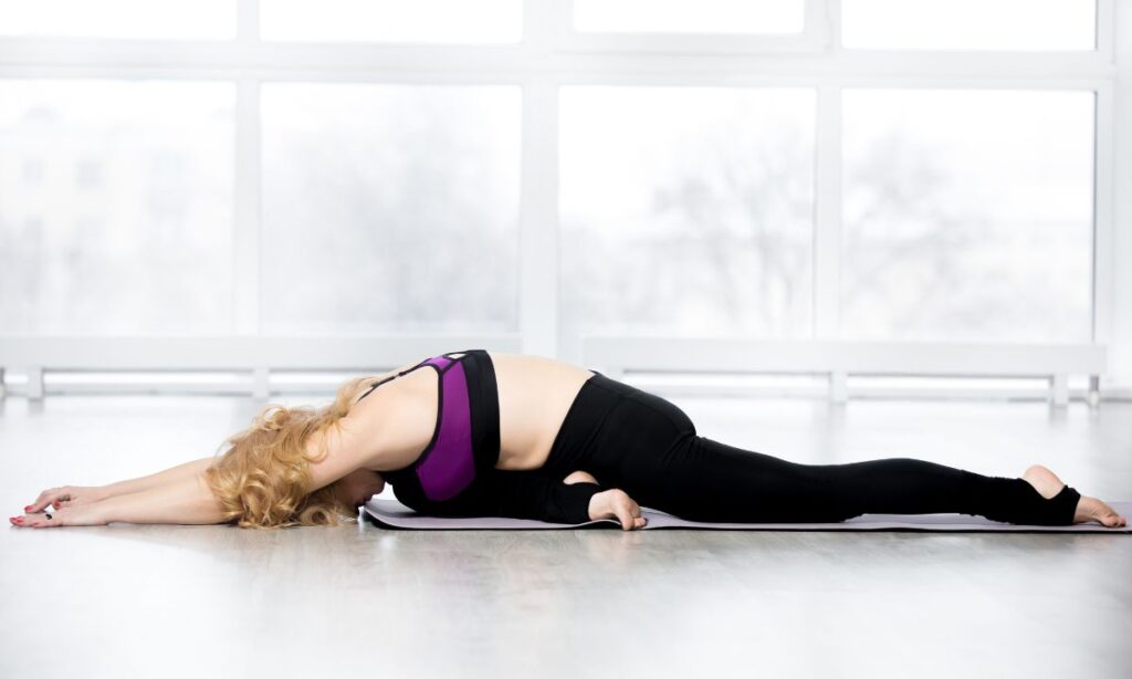 Sleeping Swan Yoga Pose