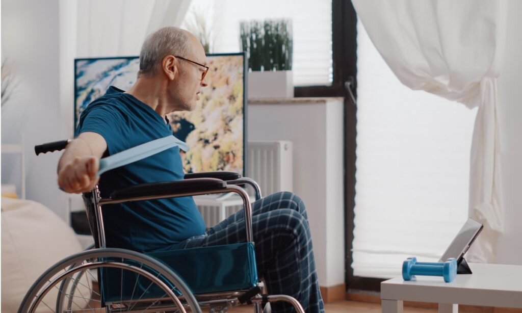 Yoga Poses for Elderly in Wheelchairs